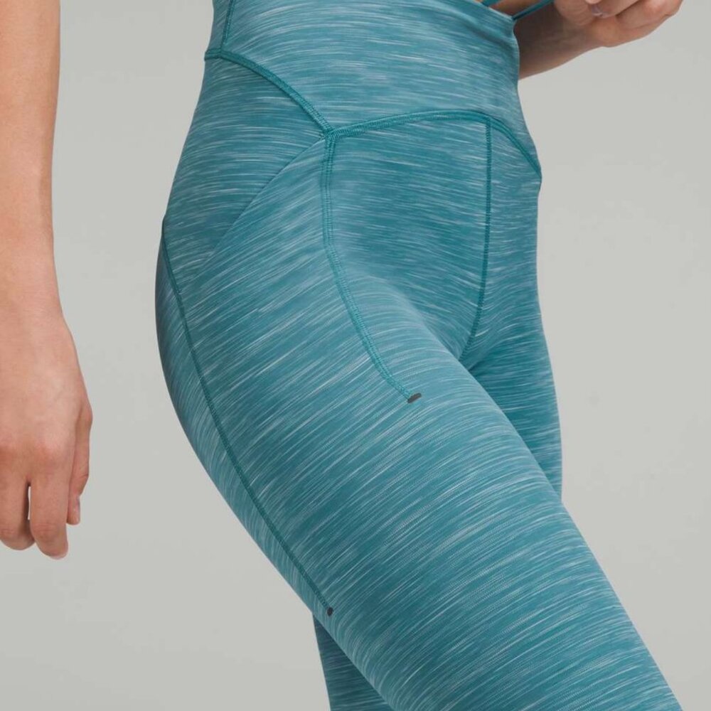 NWT Lululemon Power Thru High-Rise Tight Blue Sz6